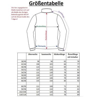 11893_FL_Magnus_Masstabelle_390 Fleece-Jacke, Magnus