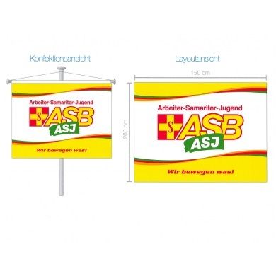 ASJ-Banner (200 x 150 cm)